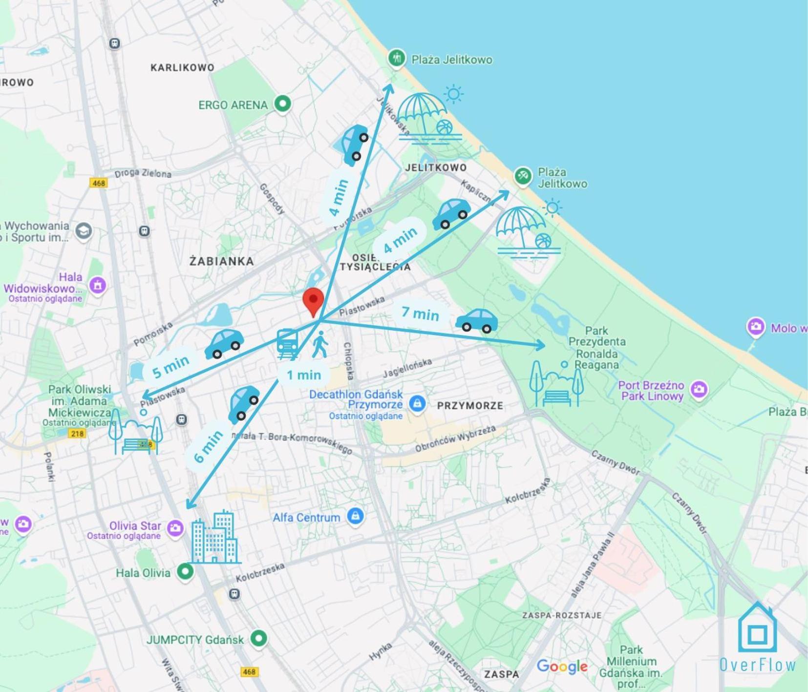 Zigzag Room - Charming Place, 15 Minutes To Gdansk Old Town & 5 Minutes To Seaside Екстериор снимка